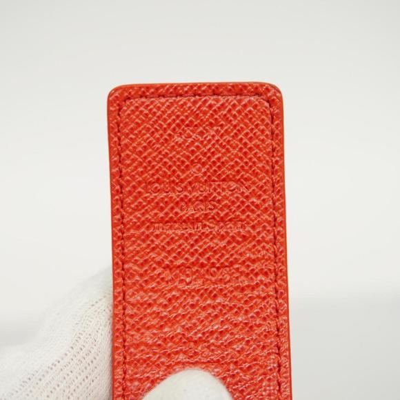 Louis Vuitton Belt Monogram Suntulle M9498 Brown Red Men's Women's - Picture 2 of 6